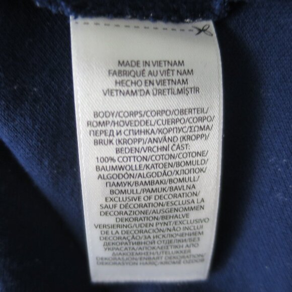 Polo Ralph Lauren Anchor Print Henley Neck T-shirt Size M - Picture 8 of 8